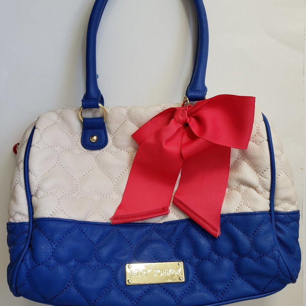 BETSEY JOHNSON Quilted Cherry Bow Purse